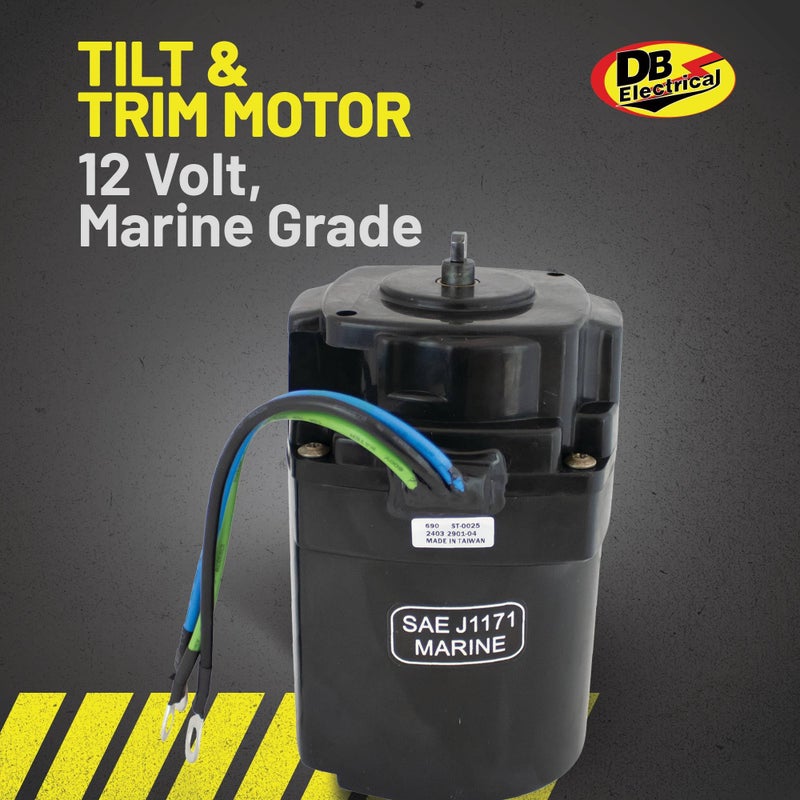 DB Electrical 430-22005 Tilt & Trim Motor Compatible with/Replacement for Mercury Marine 3.4 ELPT 1984-1987, 3.4 EXLPT 1984-1987, 175ELPTO 1988, 175EXLPTO 1988, 250XL 1989 17649A02, 17649A1, 10822MN - Image 5